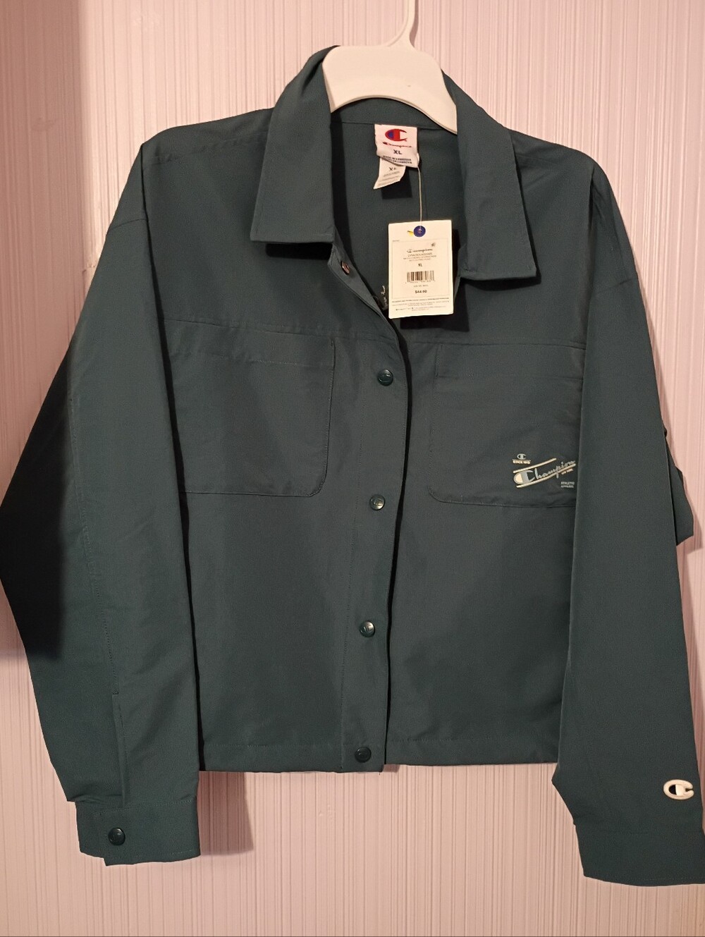 New! Champion Women's Snap Front Top Jacket Size XL